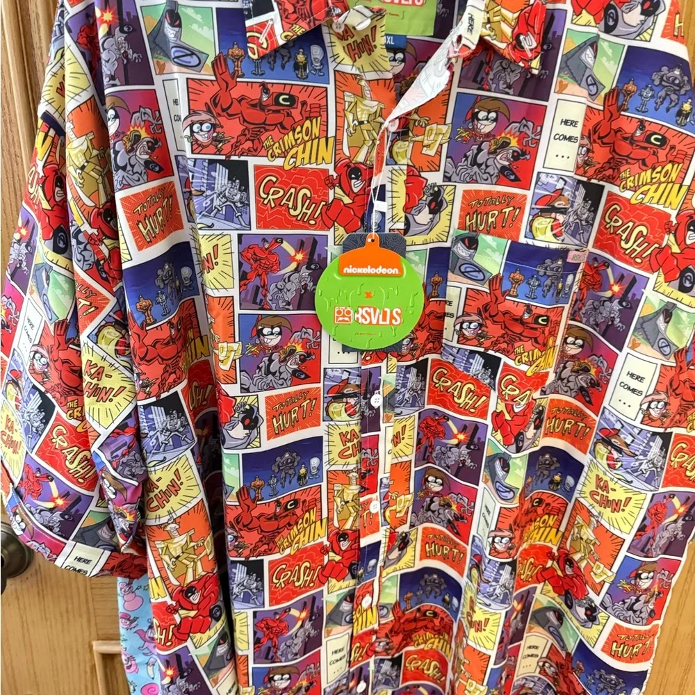 Nickelodeon Crimson Chin 4XL - Picture 6 of 7